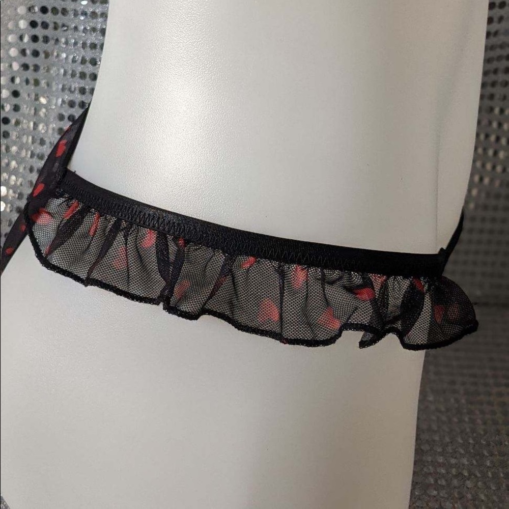 Mesh Heart Patterned Lingerie - Picture 7 of 10